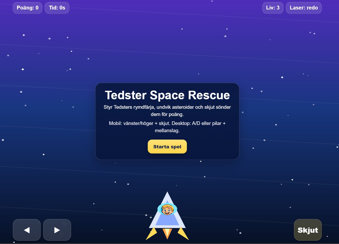 Tedster Space Rescue